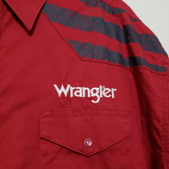 Wrangler Snap Button Down Long Sleeve - Picture 5 of 16